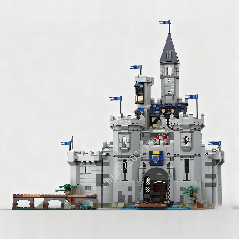 Kids Toys Horse - 2350 pçs moc castelo medieval quebra-cabeça