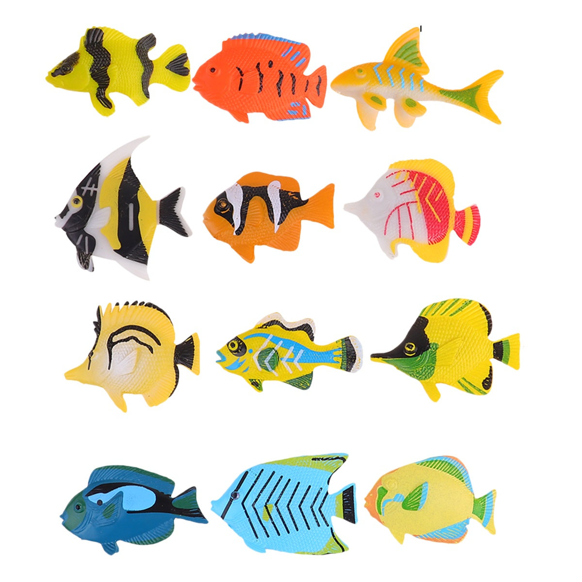 Kids Toys Vehicle - 1 Conjunto de Peixes Tropicais Simulados