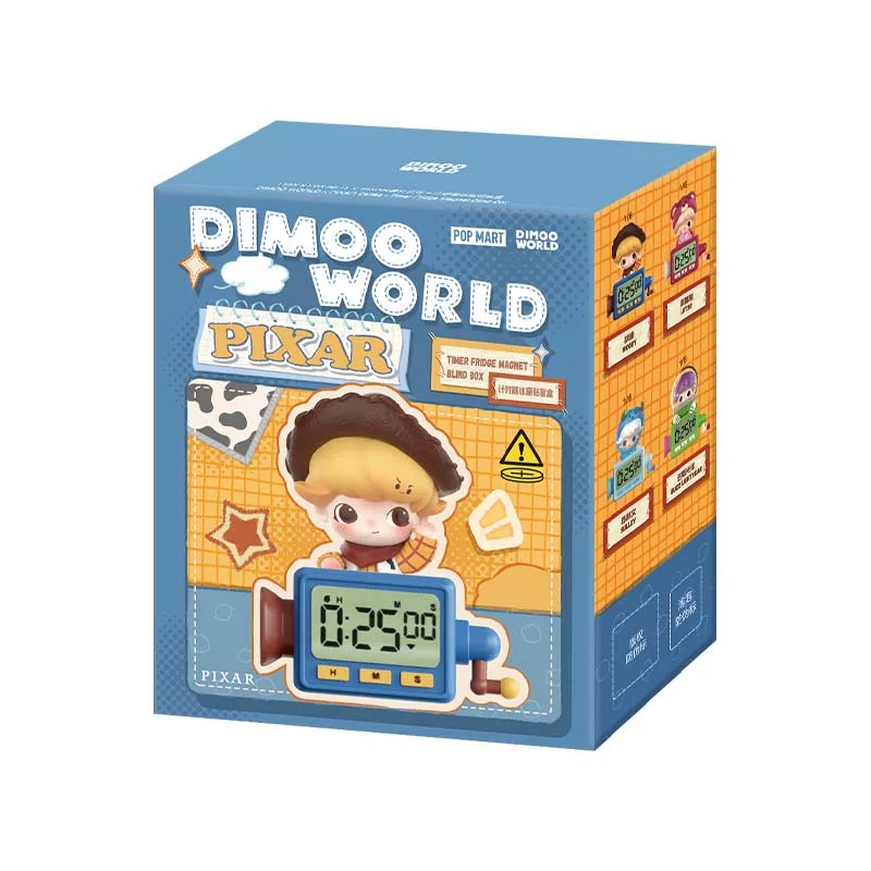 Kids Toys Under $5 - Popmart Dimoo Pixar Colaboração Timer Ímã