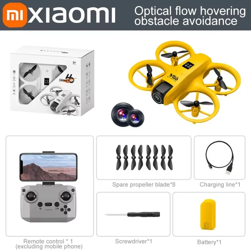 Xiaomi Kids Toys - V66 mini wifi dobrável micro avião
