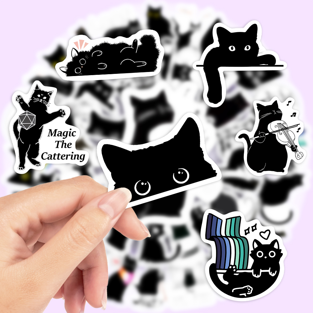 Kawaii engraçado gato preto ad - Kids Toys Laptop avaliação e preço