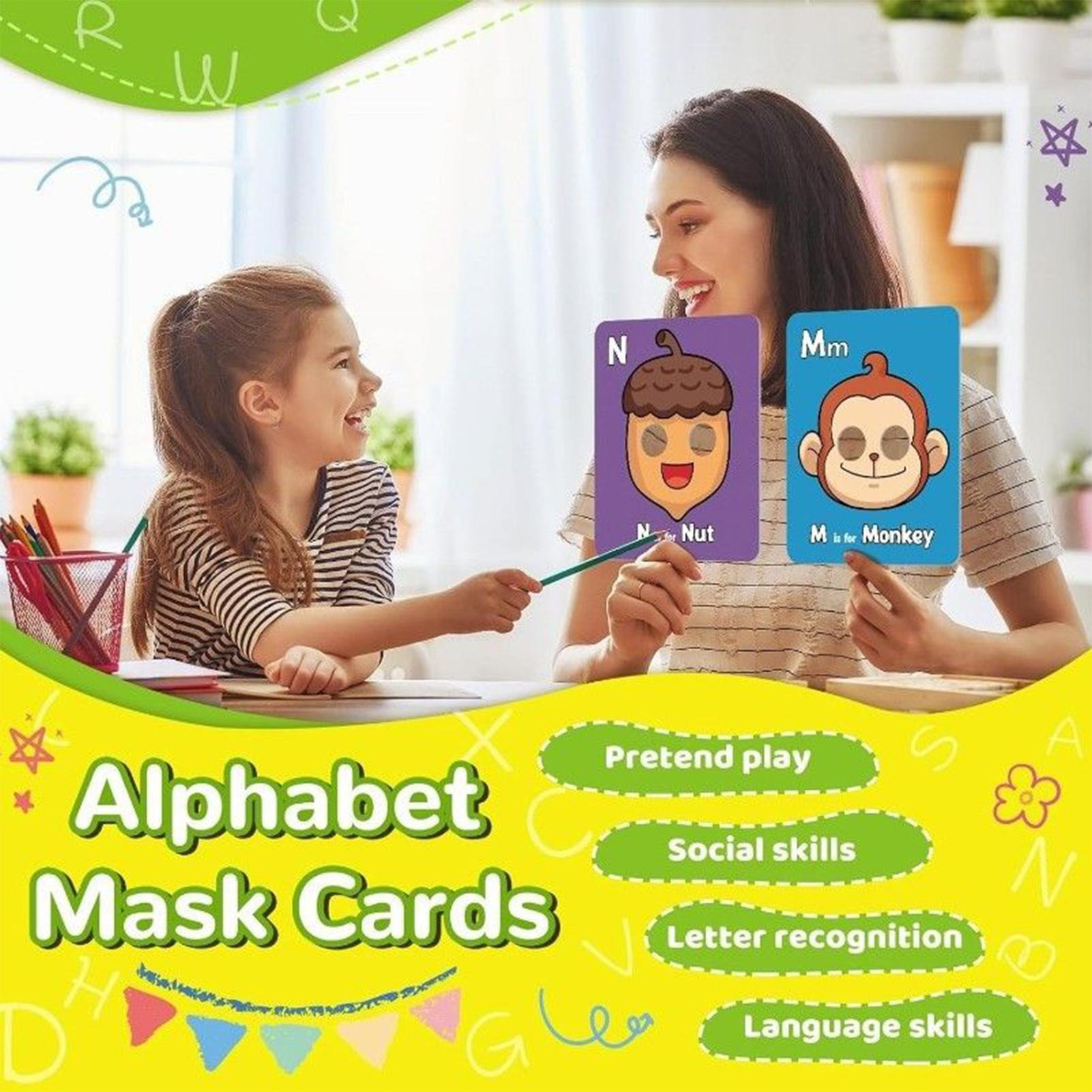 26 peças cartões flash do alfa - Educational Flash Card avaliação e preço