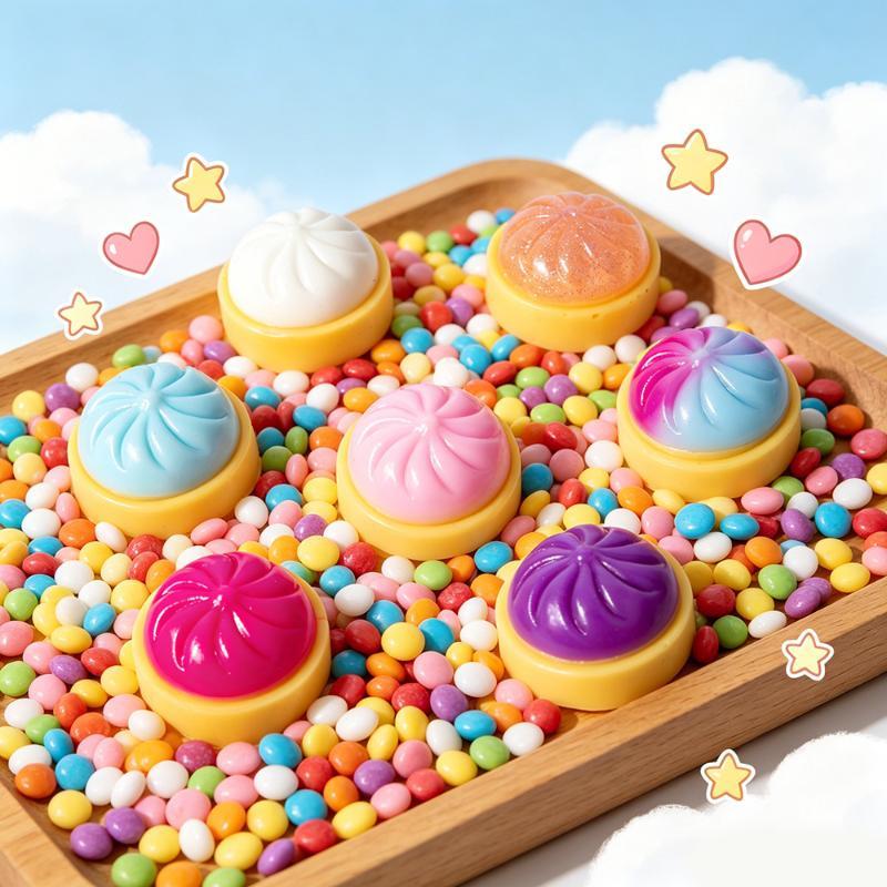 1/4 Peças Bola de Apertar Maci - Kids Toys Dumplings avaliação e preço