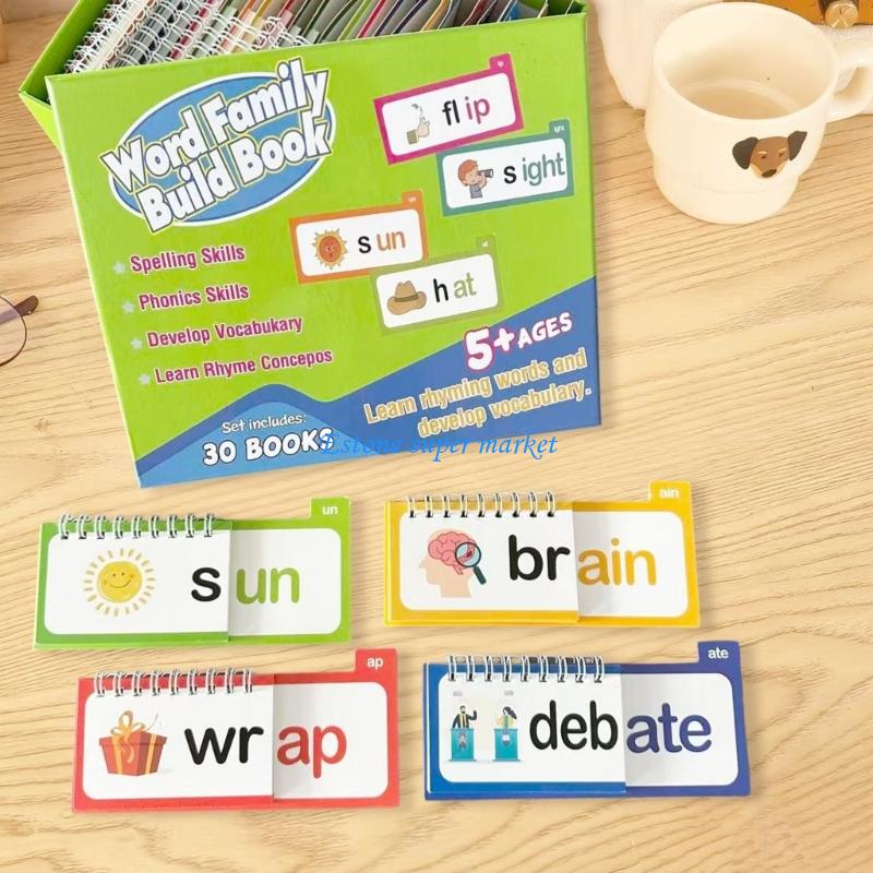 090B Vocabulário 30 Ler Book p - Educational Flash Card avaliação e preço