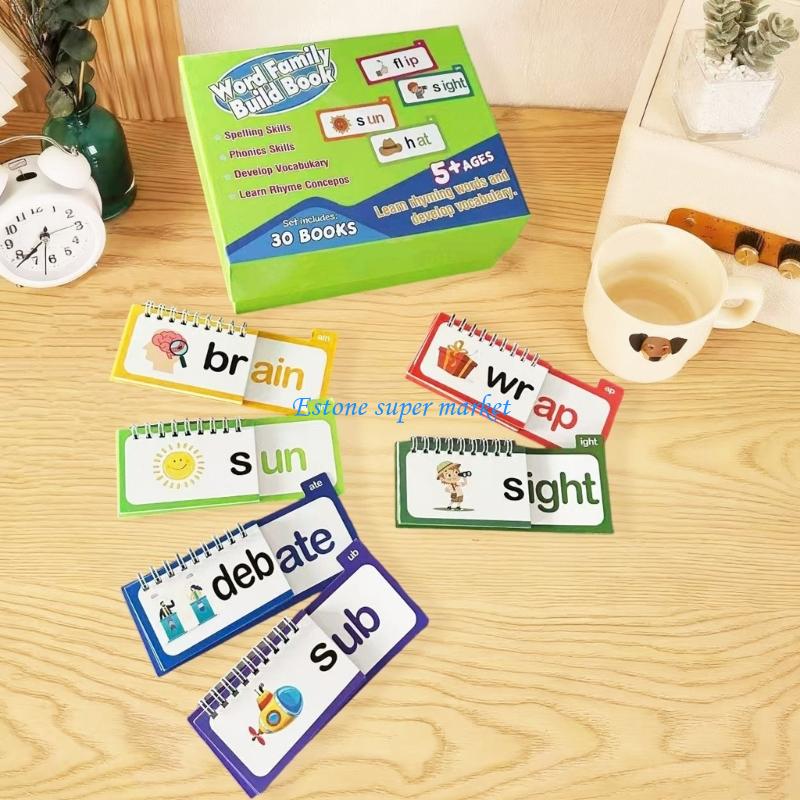 090B Vocabulário 30 Ler Book p - Educational Flash Card avaliação e preço