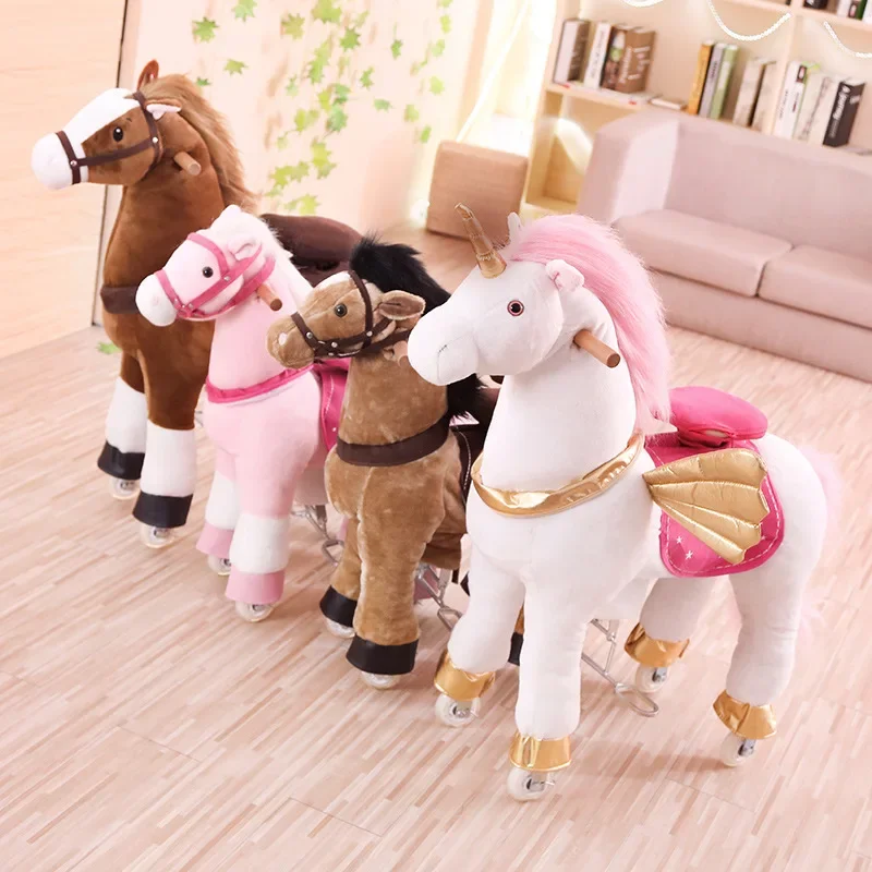 Multi-cor saltando cavalo gran - Kids Toys Horse avaliação e preço
