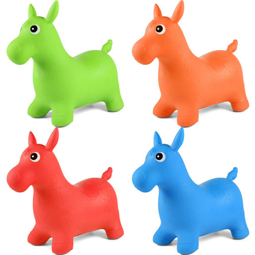 Cavalo de salto inflável de an - Kids Toys Horse avaliação e preço