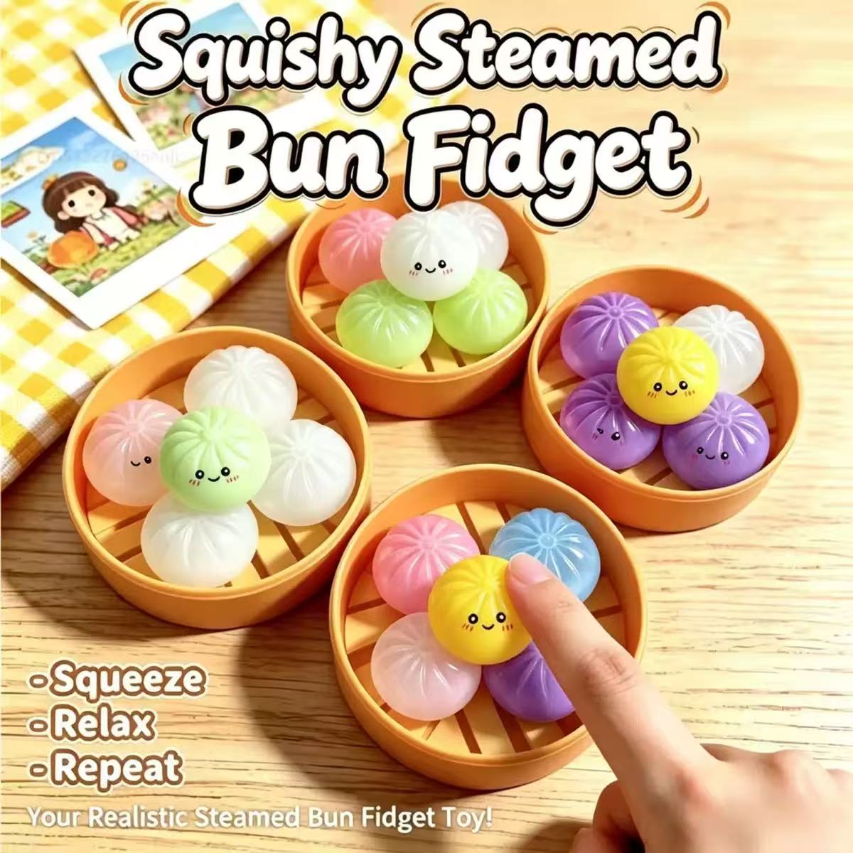 Conjunto de 5 Brinquedos Anti- - Kids Toys Dumplings avaliação e preço