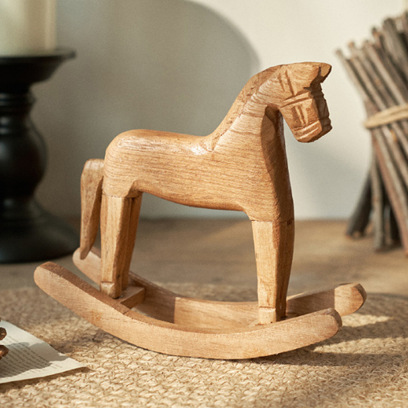 Escultura de Cavalo de Balanço - Kids Toys Horse avaliação e preço