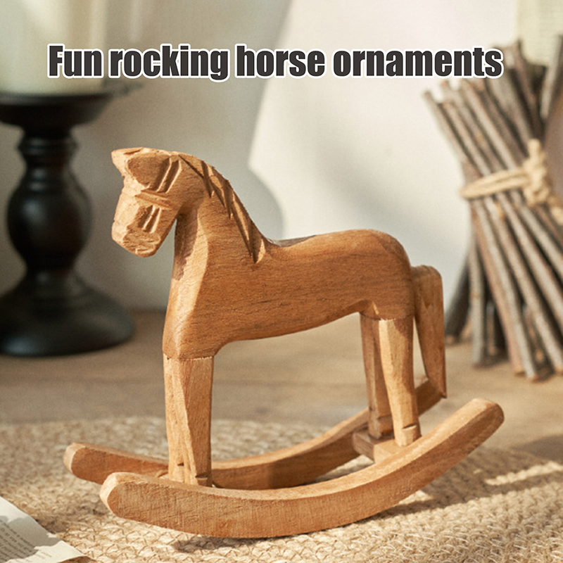 Escultura de Cavalo de Balanço - Kids Toys Horse avaliação e preço
