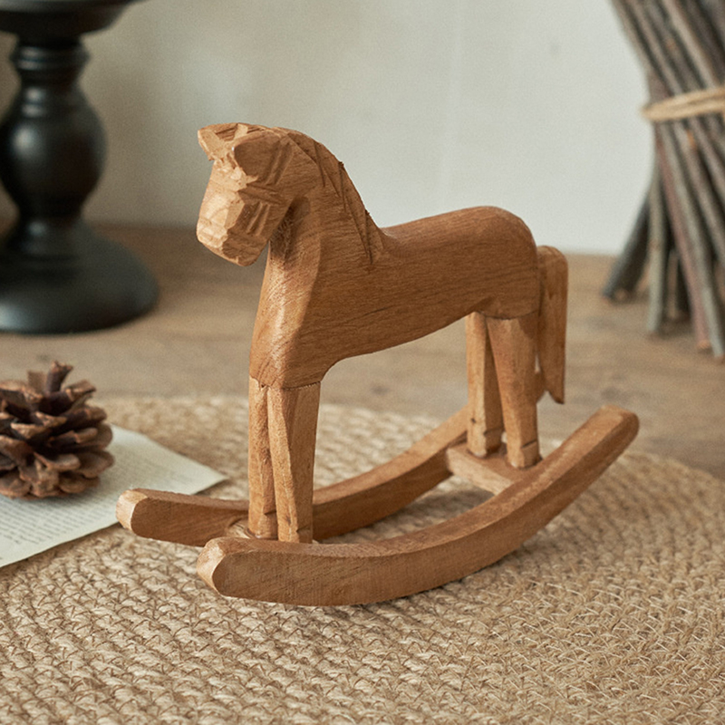Escultura de Cavalo de Balanço - Kids Toys Horse avaliação e preço