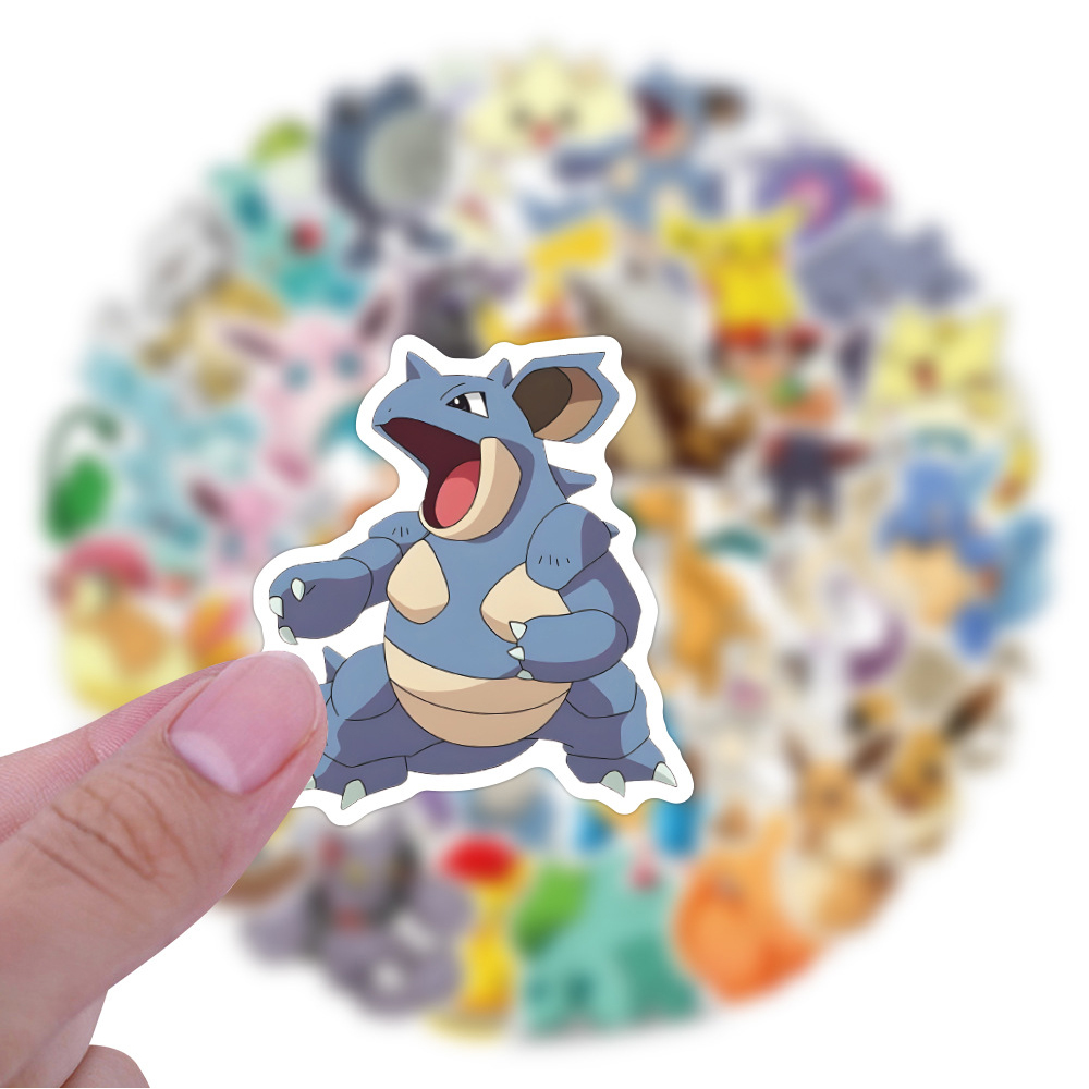 50/60pcs Adesivos de Anime Pok - Kids Toys Laptop avaliação e preço