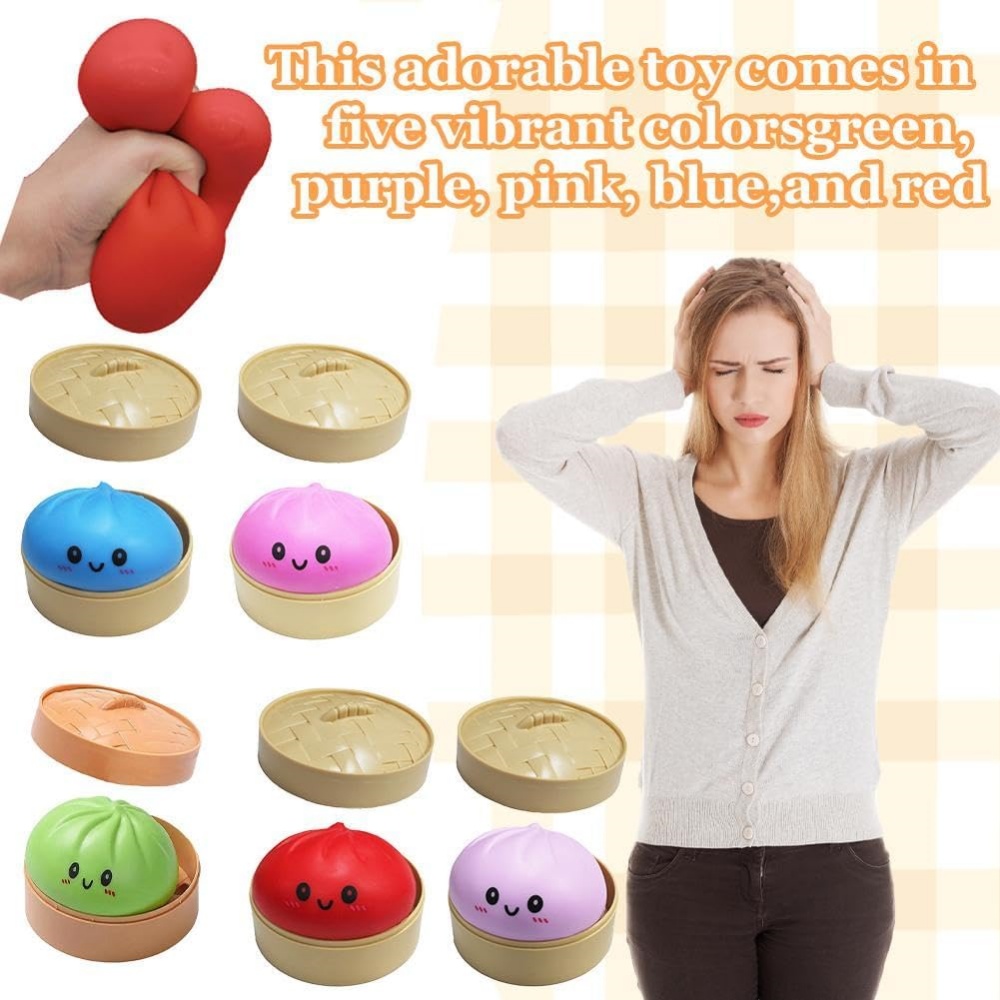 Bola Antiestresse Grande em Fo - Kids Toys Dumplings avaliação e preço